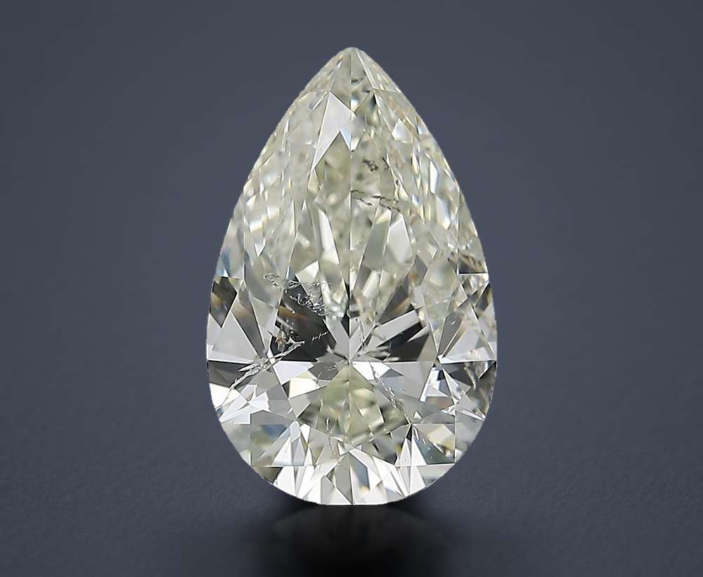3.51 Carat Pear Natural Diamond