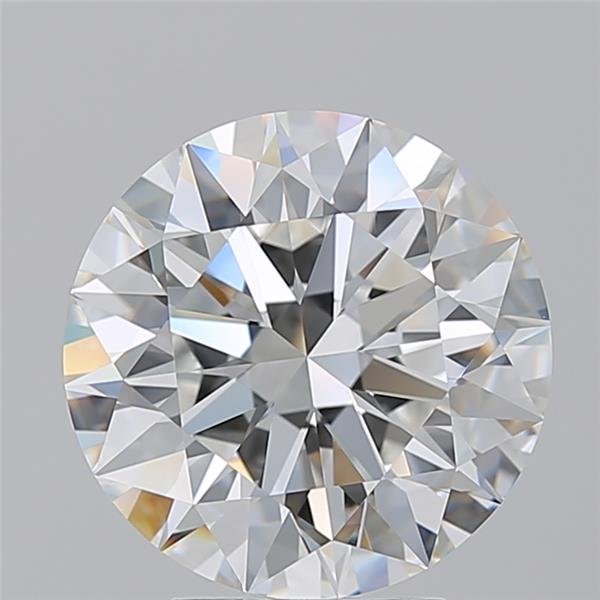 4.53ct F VVS2 Rare Carat Ideal Cut Round Diamond