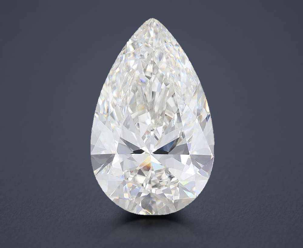 3.59 Carat Pear Lab Diamond