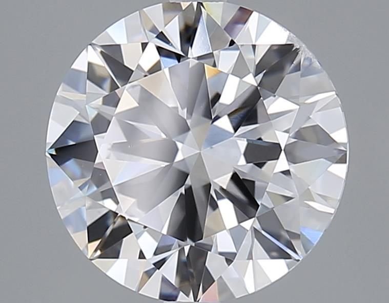 3.01ct D SI1 Very Good Cut Round Lab Grown Diamond