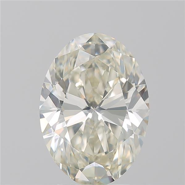 3.01ct K SI1 Rare Carat Ideal Cut Oval Diamond