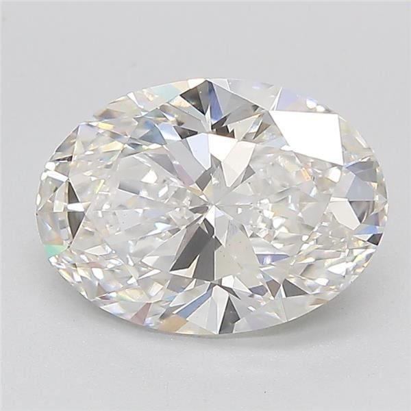 2.52ct F VS1 Rare Carat Ideal Cut Oval Lab Grown Diamond