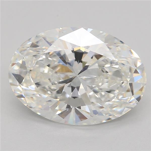 2.57ct F VS1 Rare Carat Ideal Cut Oval Lab Grown Diamond