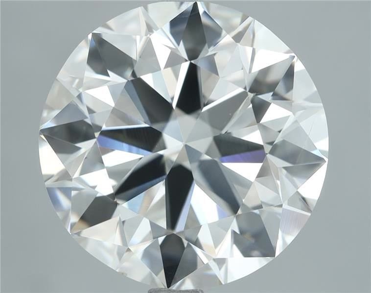 5.01ct I SI1 Rare Carat Ideal Cut Round Diamond