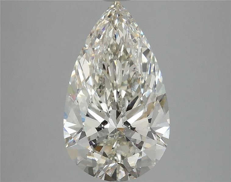 4.02ct I VS2 Rare Carat Ideal Cut Pear Lab Grown Diamond