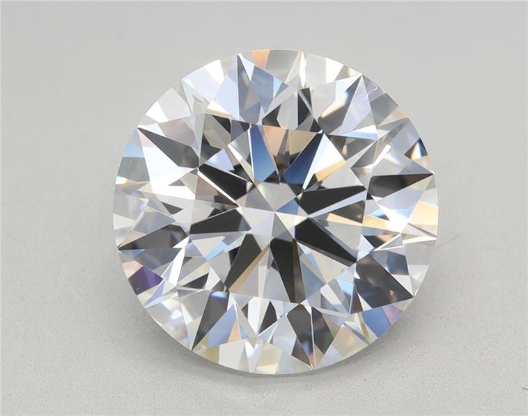 3.26ct G VVS2 Rare Carat Ideal Cut Round Lab Grown Diamond