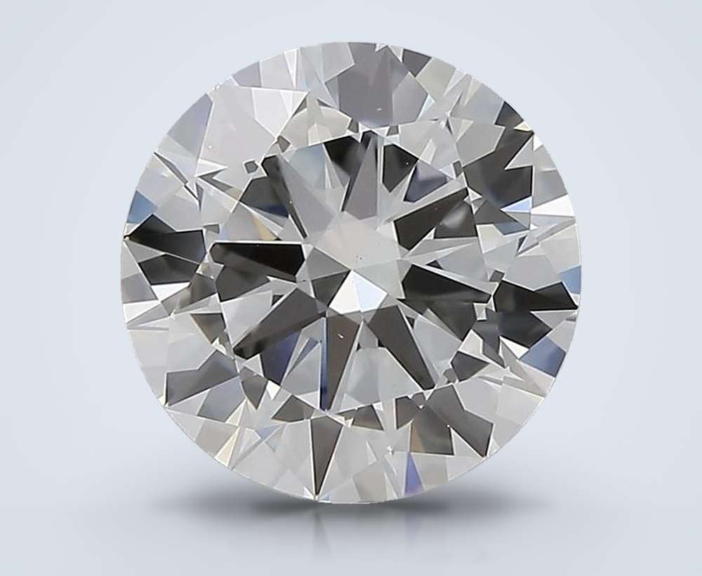 3.40 Carat Round Lab Diamond