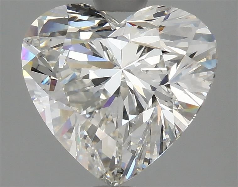 2.40ct G VS1 Rare Carat Ideal Cut Heart Lab Grown Diamond