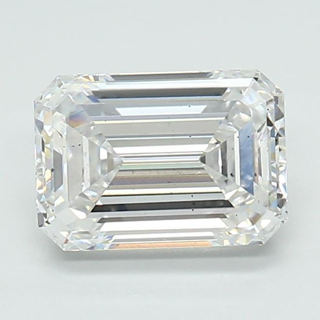 1.55ct D VS2 Rare Carat Ideal Cut Emerald Lab Grown Diamond