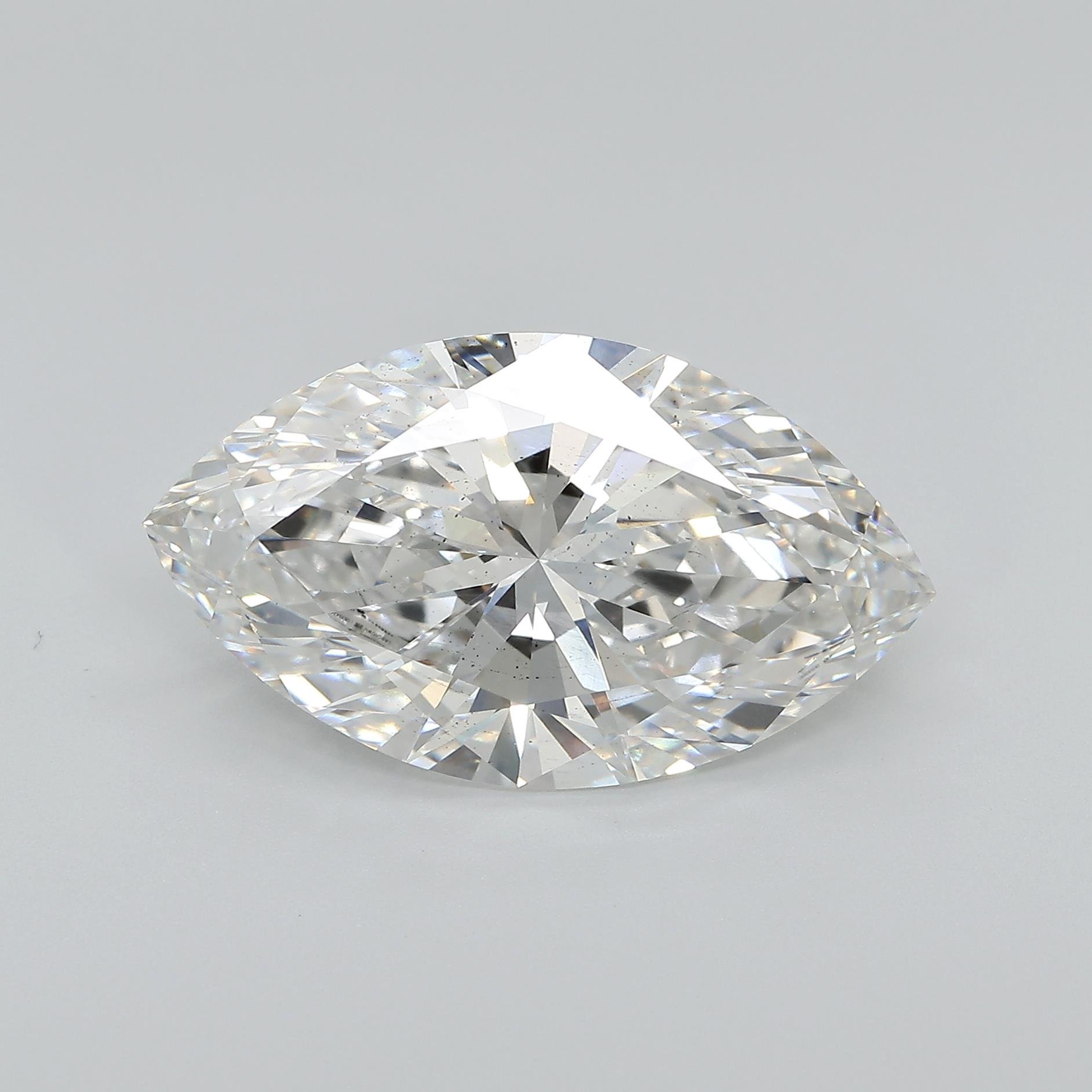 8.02ct F SI1 Rare Carat Ideal Cut Marquise Lab Grown Diamond