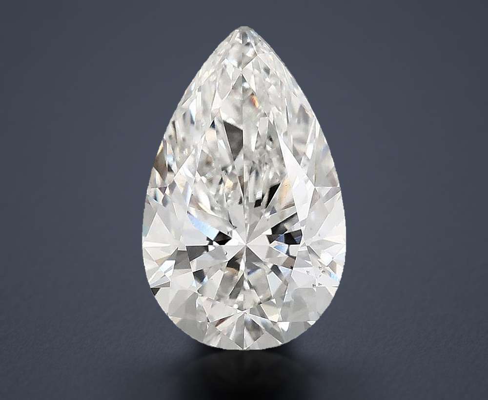 2.93 Carat Pear Lab Diamond
