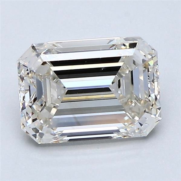 1.56ct J VVS2 Rare Carat Ideal Cut Emerald Diamond