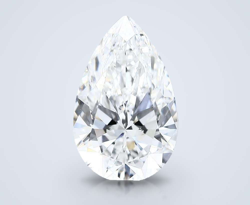 7.01 Carat Pear Lab Diamond
