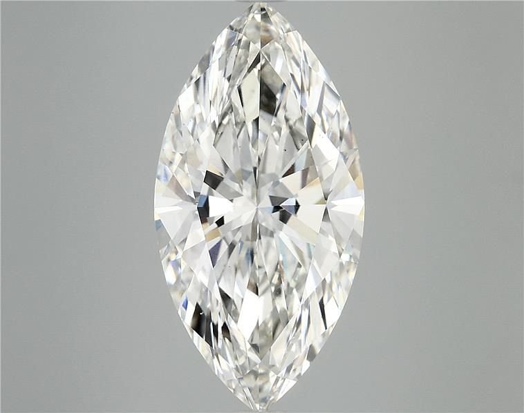 6.08ct H VS2 Rare Carat Ideal Cut Marquise Lab Grown Diamond