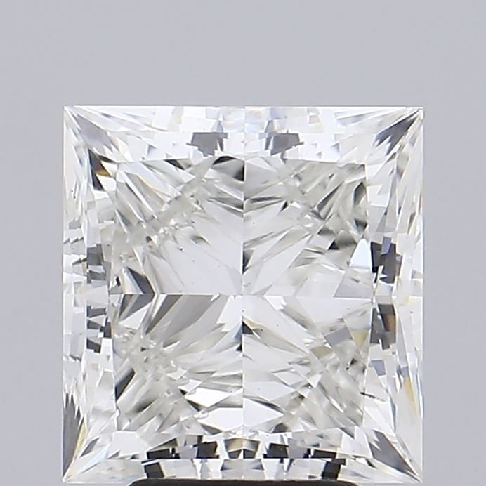 5.01ct H VS2 Rare Carat Ideal Cut Princess Lab Grown Diamond