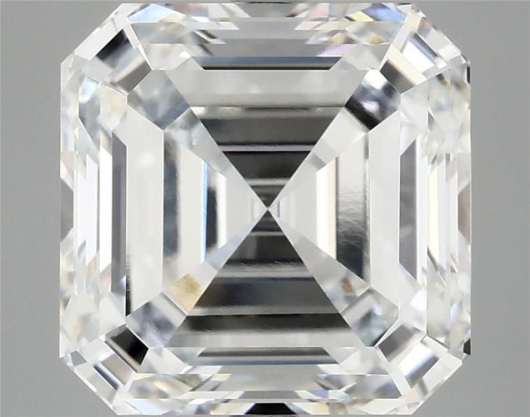 7.07ct F VVS2 Rare Carat Ideal Cut Asscher Lab Grown Diamond