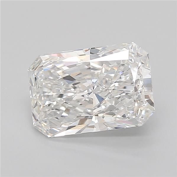 3.05ct F VVS2 Rare Carat Ideal Cut Radiant Lab Grown Diamond