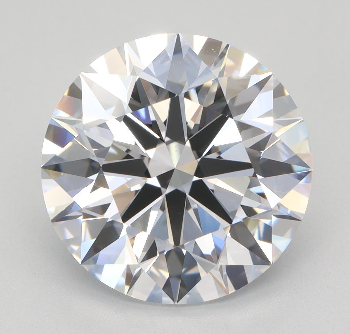 4.52ct D VVS1 Rare Carat Ideal Cut Round Lab Grown Diamond