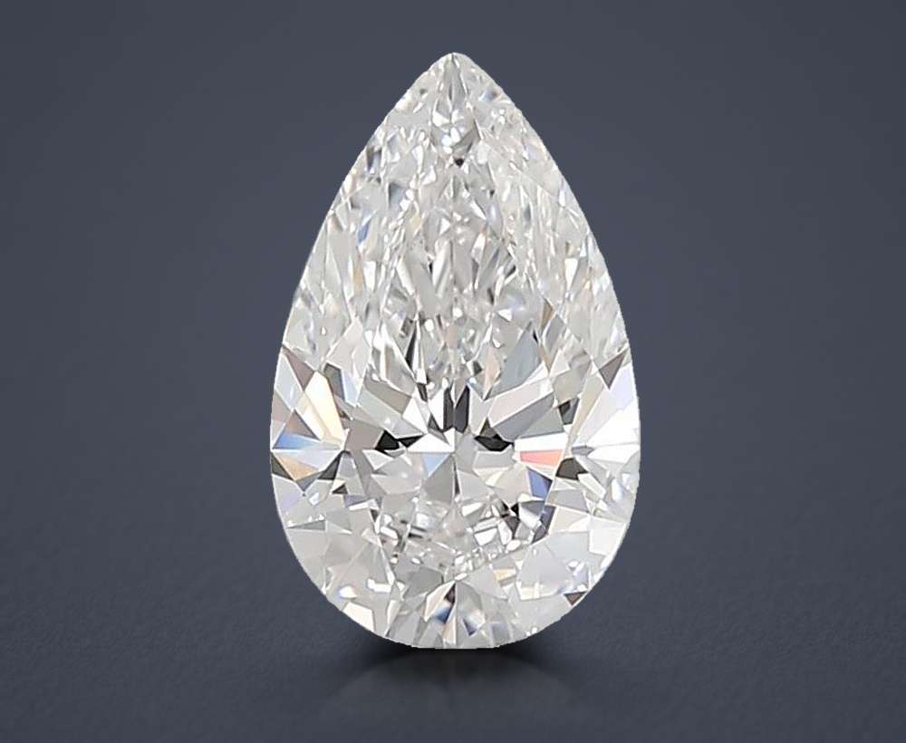 2.68 Carat Pear Lab Diamond