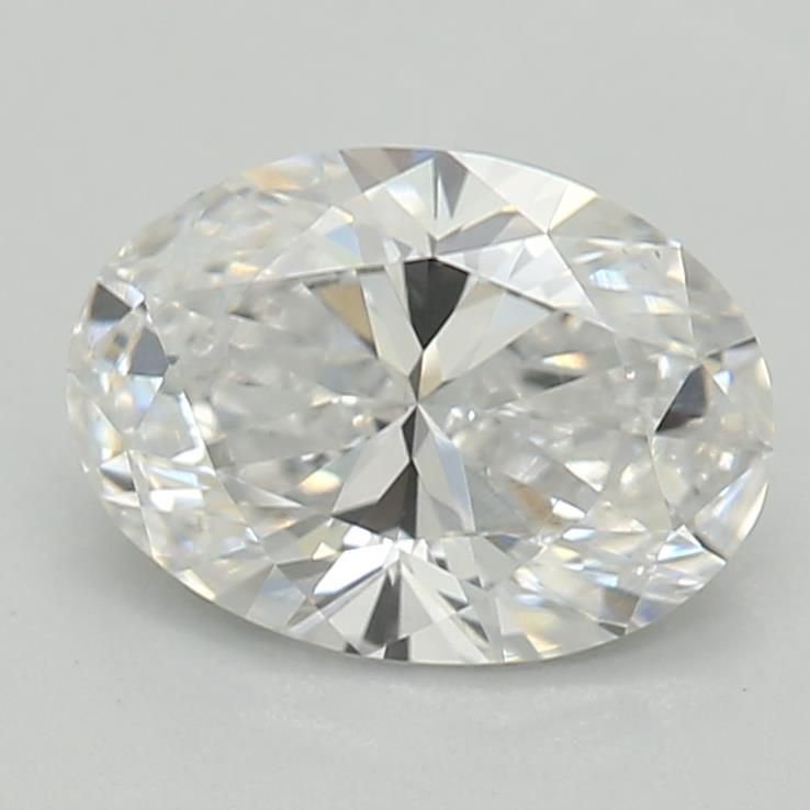 0.71ct D VS1 Rare Carat Ideal Cut Oval Lab Grown Diamond