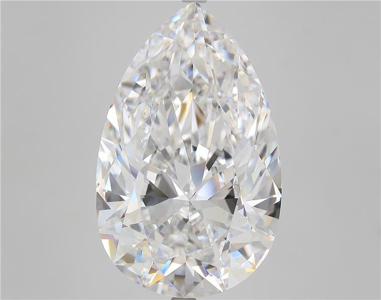 15.02ct D VVS1 Rare Carat Ideal Cut Pear Diamond