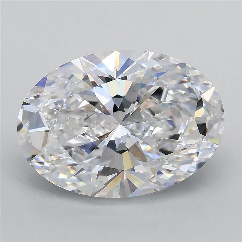 3.02ct D VS1 Rare Carat Ideal Cut Oval Lab Grown Diamond