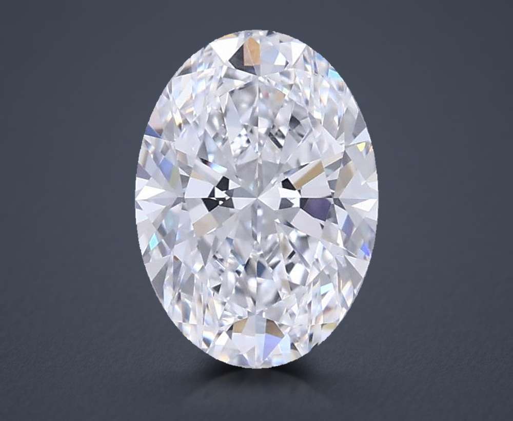 1.24 Carat Oval Lab Diamond