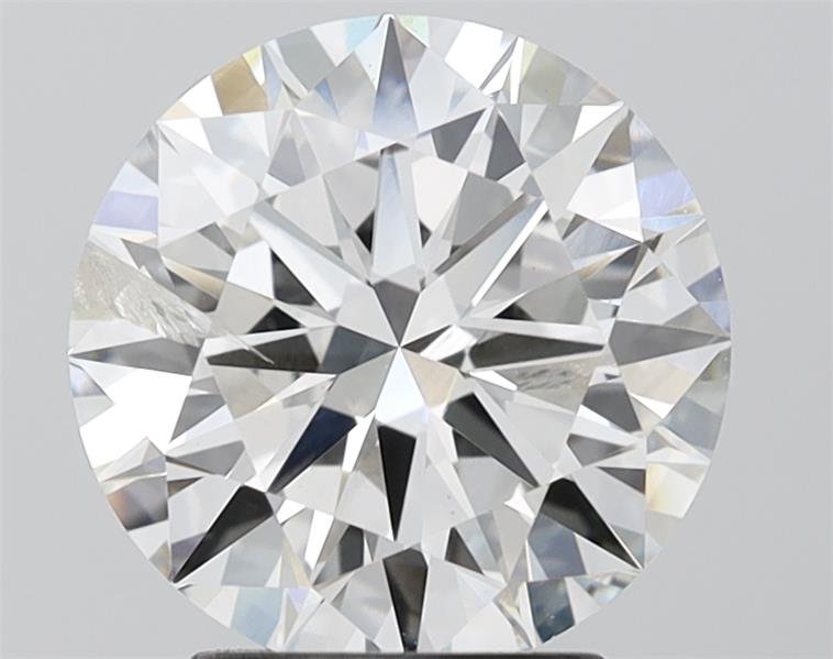 3.07ct H SI2 Excellent Cut Round Lab Grown Diamond