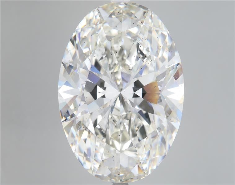 21.91ct H SI1 Rare Carat Ideal Cut Oval Lab Grown Diamond