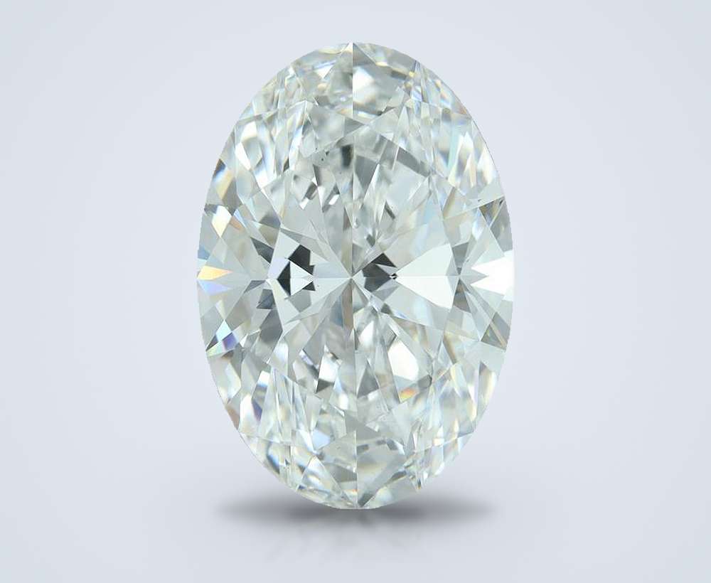 7.84 Carat Oval Lab Diamond