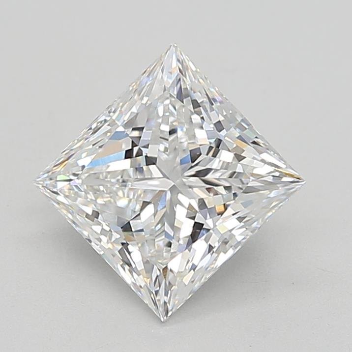 2.51ct E VS1 Rare Carat Ideal Cut Princess Lab Grown Diamond