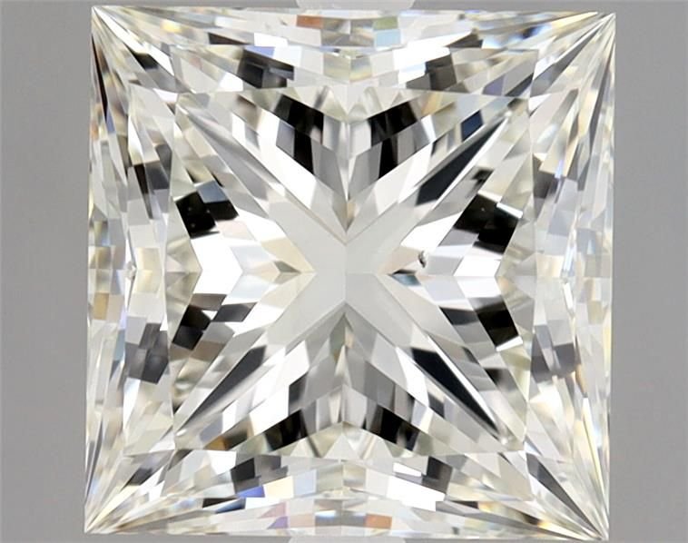 3.12ct J VS2 Rare Carat Ideal Cut Princess Diamond