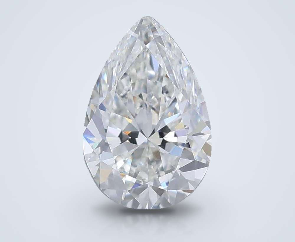 0.90 Carat Pear Natural Diamond