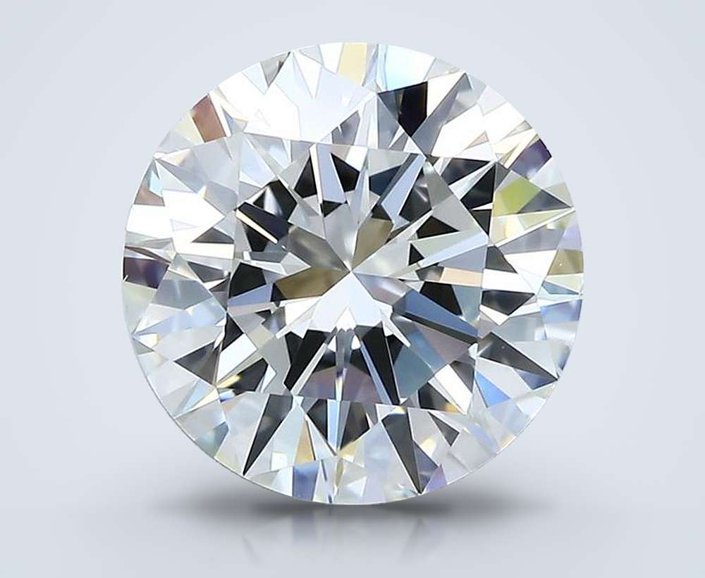 3.76 Carat Round Natural Diamond