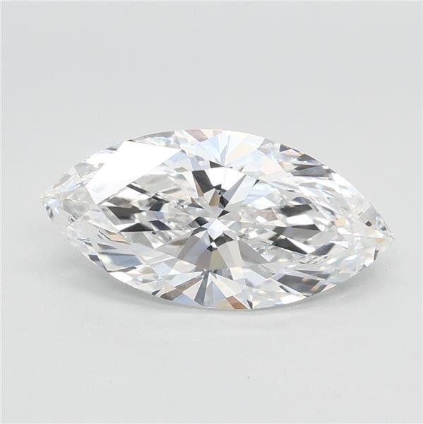 1.57ct D VVS2 Rare Carat Ideal Cut Marquise Lab Grown Diamond