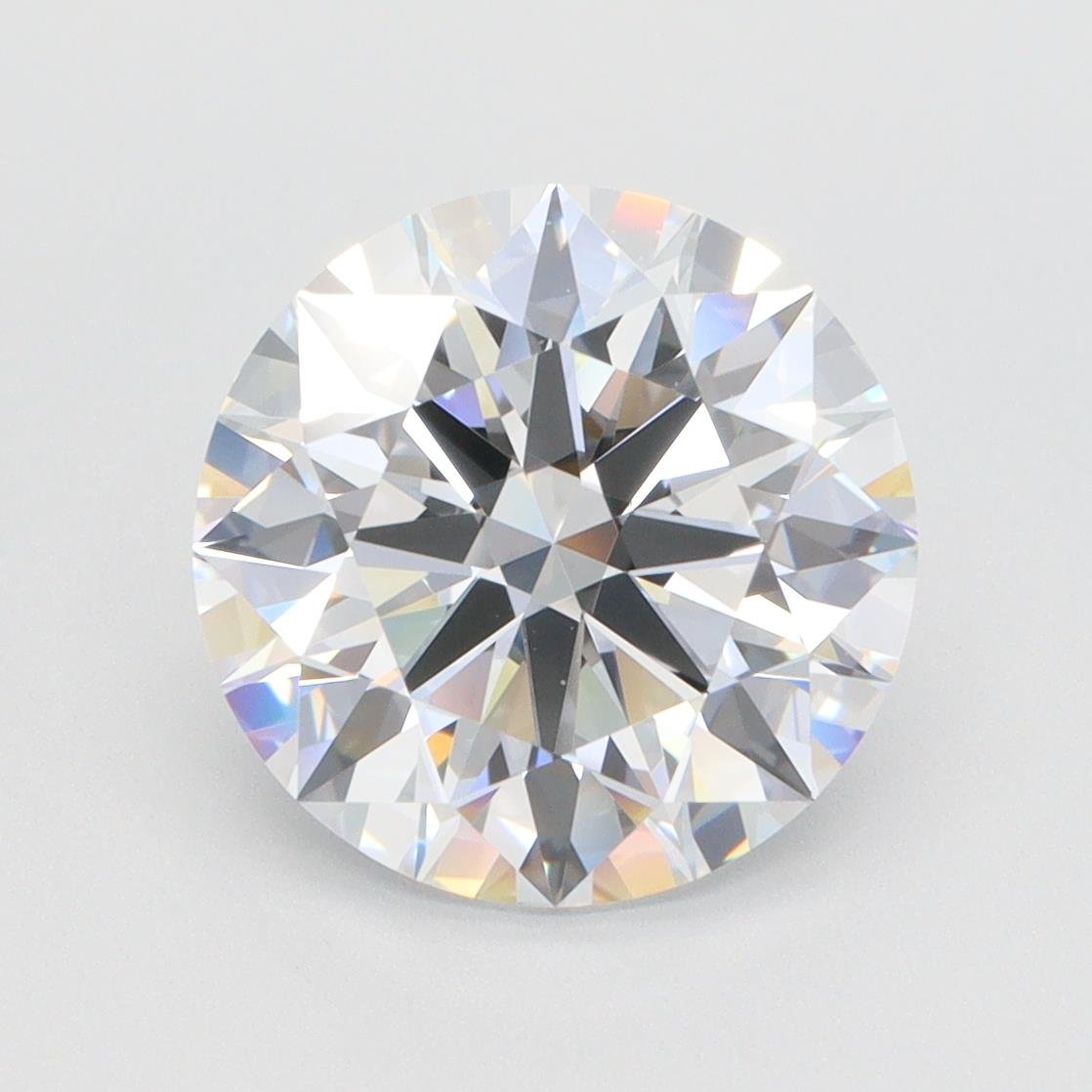 3.79ct D VVS1 Rare Carat Ideal Cut Round Lab Grown Diamond