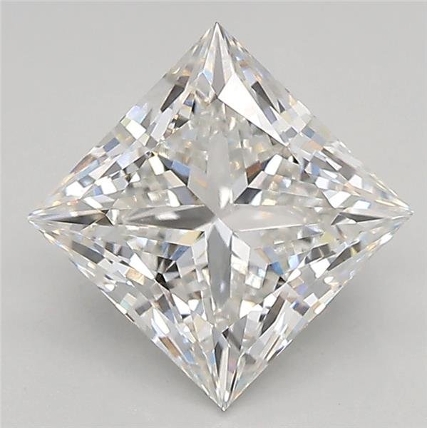 2.36ct E VVS2 Rare Carat Ideal Cut Princess Lab Grown Diamond