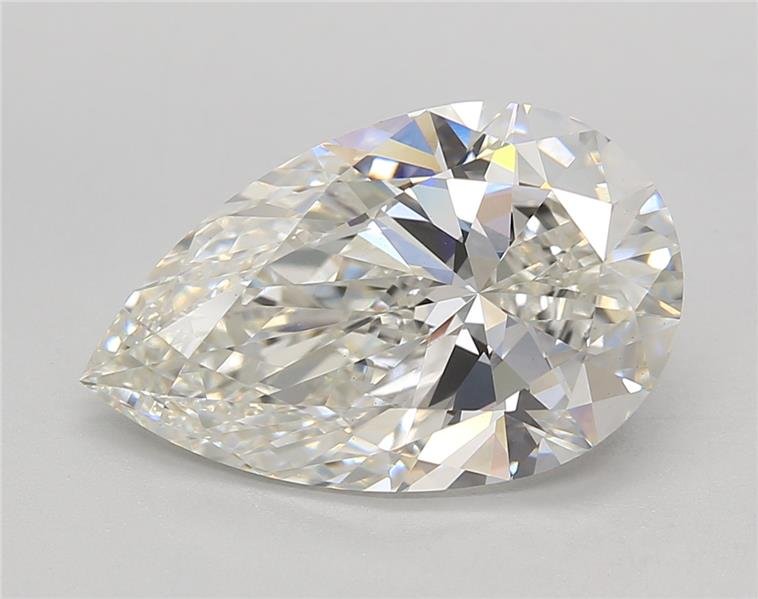 5.01ct G VVS2 Rare Carat Ideal Cut Pear Lab Grown Diamond