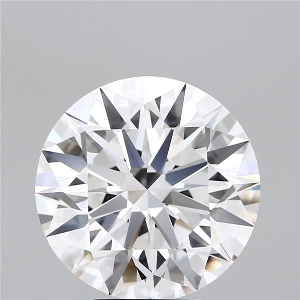 5.07ct D VVS2 Rare Carat Ideal Cut Round Lab Grown Diamond