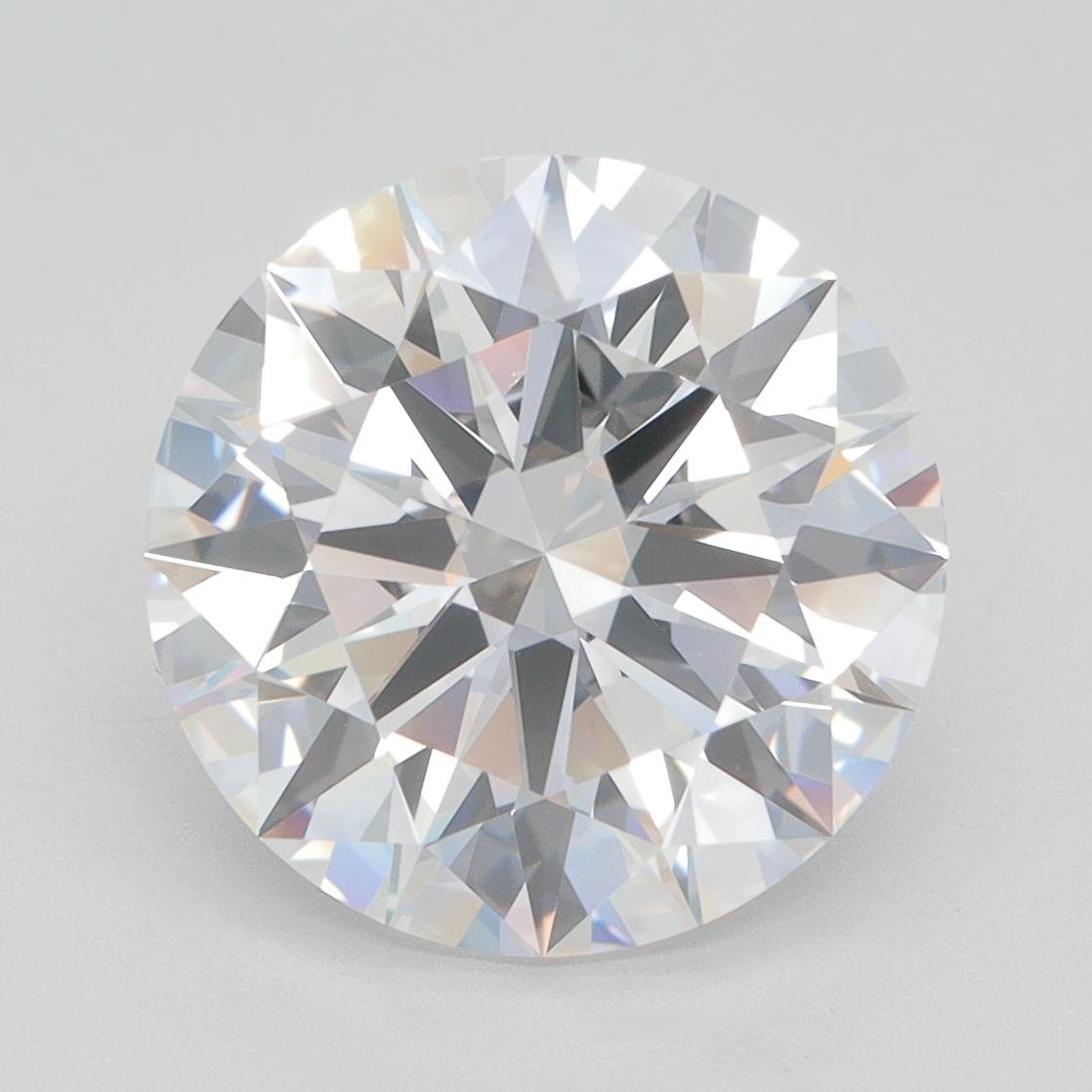 4.68ct E VVS2 Rare Carat Ideal Cut Round Lab Grown Diamond