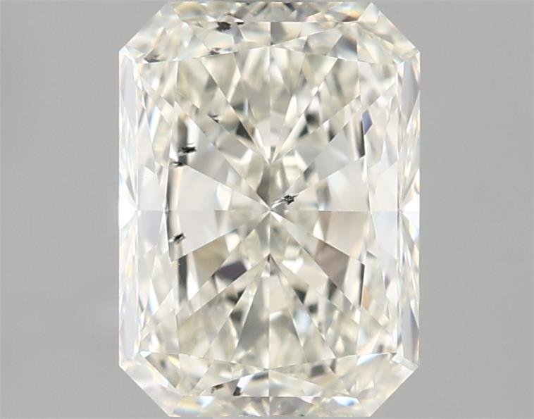 2.51ct K SI2 Rare Carat Ideal Cut Radiant Diamond