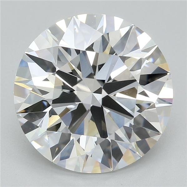 3.66ct F VVS2 Rare Carat Ideal Cut Round Lab Grown Diamond