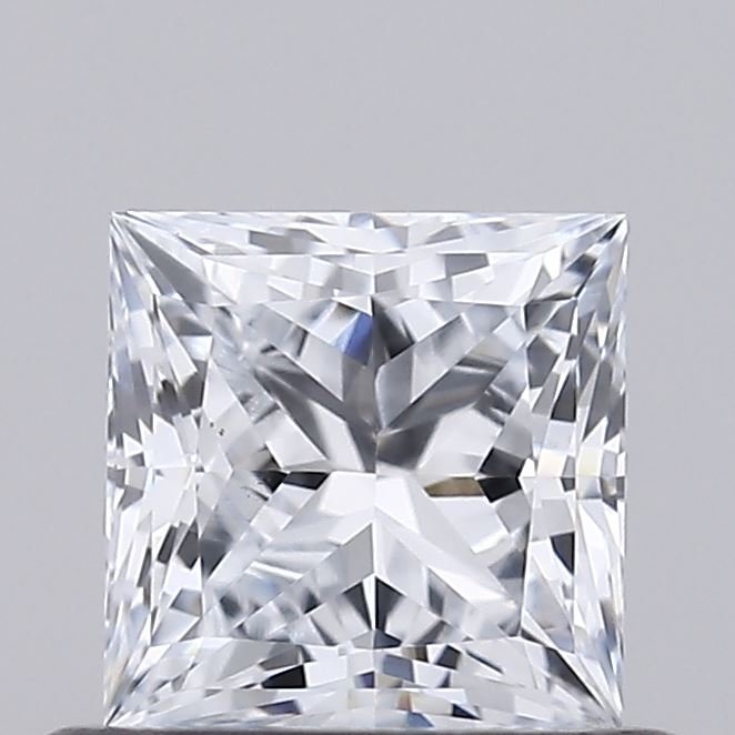 0.62ct E VS1 Rare Carat Ideal Cut Princess Lab Grown Diamond