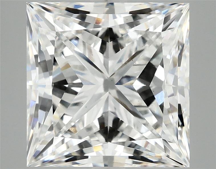 7.12ct E VS2 Rare Carat Ideal Cut Princess Lab Grown Diamond
