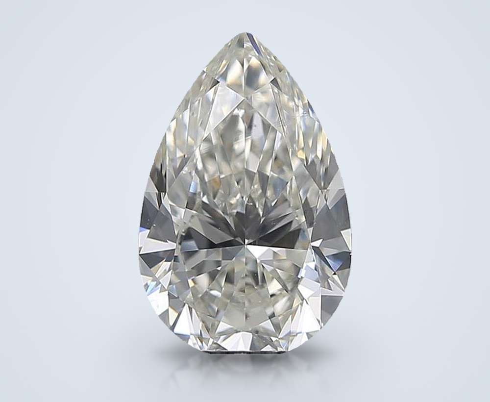 2.00 Carat Pear Natural Diamond