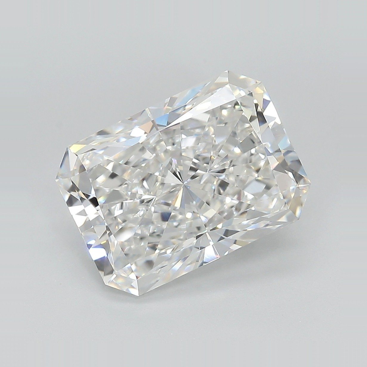 6.13ct E VVS2 Rare Carat Ideal Cut Radiant Lab Grown Diamond