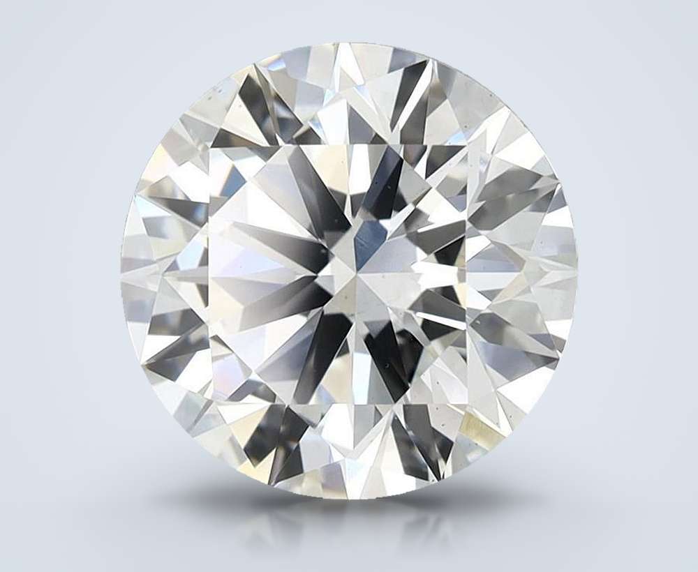 3.80 Carat Round Lab Diamond