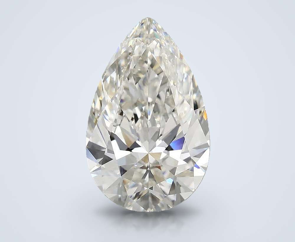 3.89 Carat Pear Lab Diamond