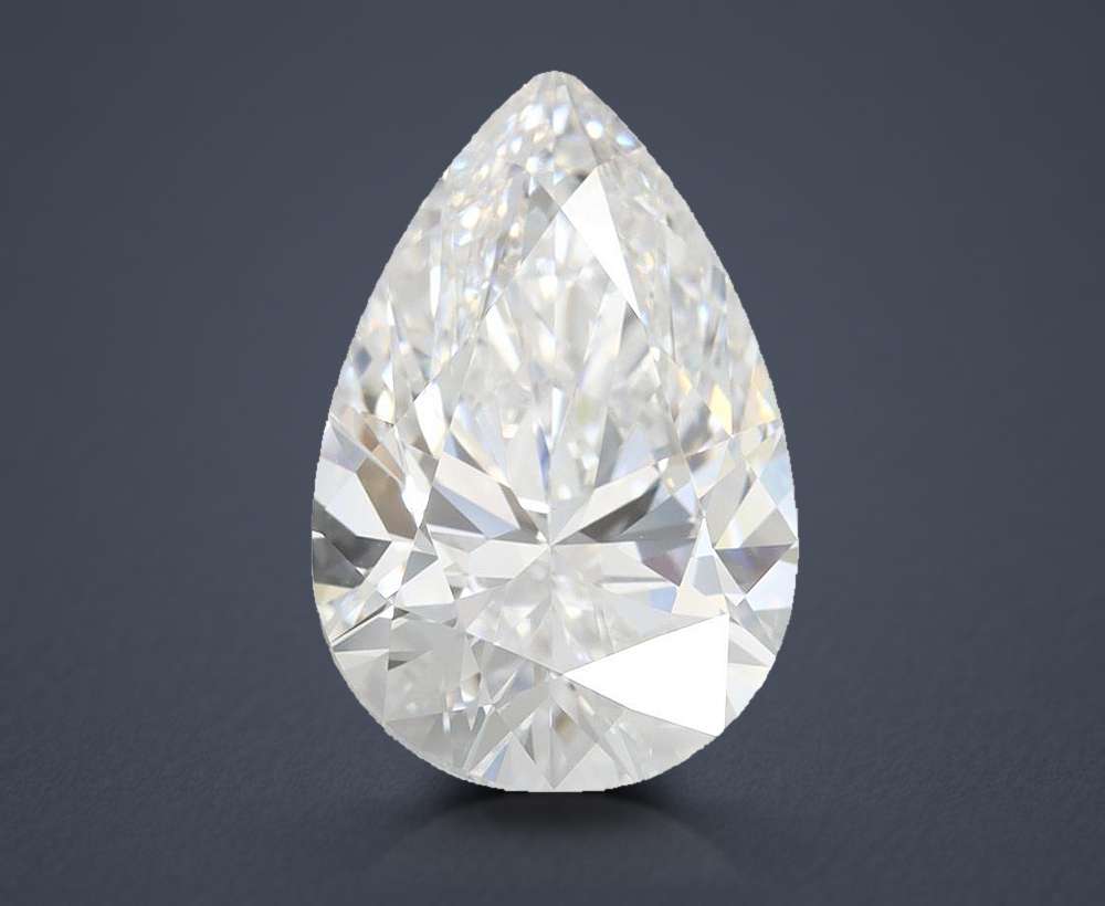 3.44 Carat Pear Lab Diamond