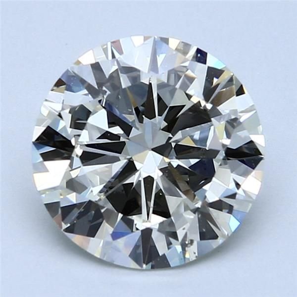 3.12ct K SI1 Good Cut Round Diamond